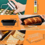 Moule Silicone Air Fryer pour Ninja Foodi FlexDrawer 10.4 L AF500EU, 24 Pièces Silicone Accessoires Air Fryer pour Friteuse, AF5