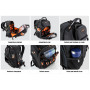 Sac à outils 66 poches, sac à dos robuste pour électriciens, construction, hommes