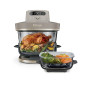Ninja CRISPi PRO XL, Friteuse sans huile en verre, 5 modes de cuisson prédéfinis, avec contenants en verre CleanCrisp de 5,7 l e