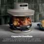 Ninja CRISPi PRO XL, Friteuse sans huile en verre, 5 modes de cuisson prédéfinis, avec contenants en verre CleanCrisp de 5,7 l e