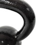Amazon Basics Kettlebell - Poids d'Entraînement en Fonte avec Poignée Large Texturée - Finition Peinte - Noir