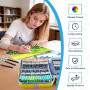 Guangna 360 Couleurs Feutre Acrylique, Feutre Acrylique Acrylique Pinceau Pour Papier, Verre, Galet, Métal, Plastique, Bois, Oeu