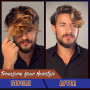 2 Pièces Poudre Capillaire Homme, Poudre Coiffante Texturisante Volume Instantané - Poudre de Texture Mate pour Homme et Femme,