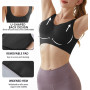 Memoryee Lot de 3 Soutiens-Gorge de Sport Femme sans Armatures Grande Taille Football Running Yoga Brassière Tenue Vêtements