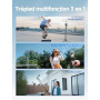 Trépied Suivi Automatique, Rollei Easy Creator Tripod Support Téléphone Suivis Visage Perche Selfie Extensible 38~163cm avec Tél