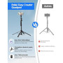 Trépied Suivi Automatique, Rollei Easy Creator Tripod Support Téléphone Suivis Visage Perche Selfie Extensible 38~163cm avec Tél