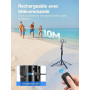 Trépied Suivi Automatique, Rollei Easy Creator Tripod Support Téléphone Suivis Visage Perche Selfie Extensible 38~163cm avec Tél