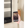 CREATE / Warm Towel Advance/Radiateur sèche-Serviettes électrique avec Chauffage et WiFi, Noir / 51,5x11x115,5 cm/Contrôle par A