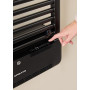 CREATE / Warm Towel Advance/Radiateur sèche-Serviettes électrique avec Chauffage et WiFi, Noir / 51,5x11x115,5 cm/Contrôle par A