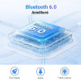 UGREEN Émetteur Jack Bluetooth 6.0 pour TV Transmetteur Récepteur 2 en 1 pour Voiture Prise Aux 3.5 mm Adaptateur Audio pour Cas