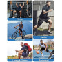 kuzwufs Short De Sport Homme Lot De 3 Séchage Rapide Course d'Entraînement Court Pantalon Fitness Gym Short avec Poches