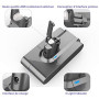 FLYLINKTECH V8 6000mAh Remplacement Batterie Dyson V8 SV10 Li-ion Batterie pour Dyson V8 Absolute Fluffy Animal SV10 Aspirateur