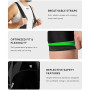 FDX Cuissard à Bretelles pour Homme, Cuissard de Cyclisme rembourré 3D avec Bretelles en Mesh, Poche zippée et Bandes antidérapa