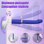 Gode Vibromasseurs Machine à Stimulation Sex Toýs Femme Mains Libres pour Adultes 10 Mode de Poussée Vibration Convient à du Po