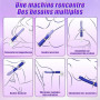 Gode Vibromasseurs Machine à Stimulation Sex Toýs Femme Mains Libres pour Adultes 10 Mode de Poussée Vibration Convient à du Po