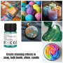 Roizefar Poudre de Mica - Pigment Résine époxy 32 Couleurs, Colorant de Savon, Colorant en Poudre Métallique pour La Fabrication