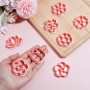 HOBBIESAY 8 pièce Moules à Boucles D'Oreilles en Argile Polymère Tampons en Argile à Fleurs Mini Marguerites Outils en Polymère