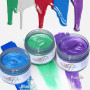 Coloration Temporaire Cheveux Cire de Couleur Cheveux Lavable pour Cosplay Halloween Fêtes Cire Colorante Cheveux