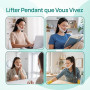 PLANTIFIQUE Double Menton Masque Visage V-Line 5 Ceintures Gaine Femme et Homme Idée Cadeau Hydrate et Rafraîchit Définissez l’A