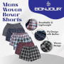 Bonjour Lot de 6 boxers tissés pour homme