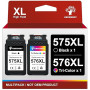 GREENSKY PG-575XL CL-576XL Cartouches d'encre Remplacement pour Canon 575 et 576 575XL 576XL Noir et Couleur pour Canon PIXMA TR