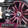 FULLCARX Iron Cleaner 750ml Nettoyant Jantes Voiture Décontaminant Ferreux PH Neutre Sans Acide, Nettoyage Sans Frottement, Pour