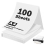 Papier Thermique A4 100 Feuilles, Sans BPA et à Séchage Rapide, Papier pour Imprimante Thermique A4 Compatible avec la Plupart d