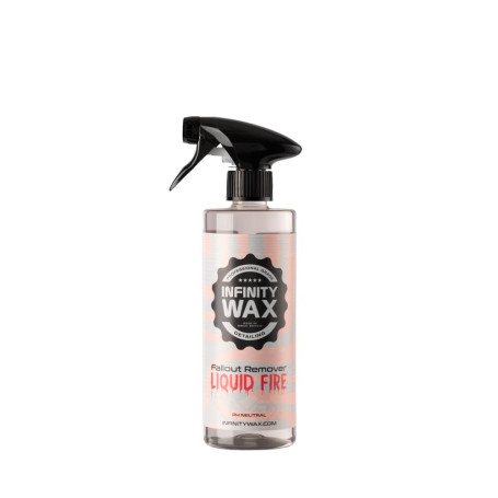 Infinity Wax Liquid Fire 500 ML – Nettoyant Jantes Ph Neutre, Anti-Retombées Ferreuses, sûr Peinture et Garnitures