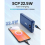 Batterie Externe 27000mAh, 22,5W Power Bank PD20W USB-C Charge Rapide Chargeur Portable pour Smartphone