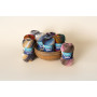 Utopia Crafts Laine DK Ombrée Lot de 3-3x100g Fil Acrylique Doux, 900m Total, Multicolore Dégradé pour Tricot et Crochet, Oeko-T