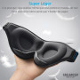 Masque de Nuit Innovant 2026 pour Hommes et Femmes, Conception Masque de Sommeil qui Bloque la Lumière pour Dormir, les Siestes,