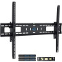 deleyCON Support Mural Universel TV 60"-100" Pouces (152-254cm) Inclinable 75Kg & VESA 900x600 Plasma LCD LED OLED Curved Télévi