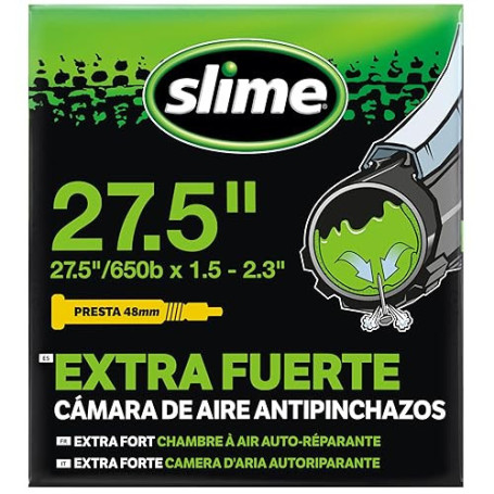 Slime Chambre à Air de Vélo avec Produit Anti-crevaison Slime
