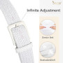 JASGOOD Ceinture Elastique Tressée Homme Unisexe Ajustable, Ceinture Elastique Homme et Femme, Confort et Flexibilité, 4 Tailles