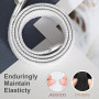 JASGOOD Ceinture Elastique Tressée Homme Unisexe Ajustable, Ceinture Elastique Homme et Femme, Confort et Flexibilité, 4 Tailles