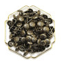 500 Pièces Clous de Tapissier, Basicon Robuste 17X11 MM Bronze Clous Tapissier Décoratifs Clou Rétro DIY Clous d'Ameublement pou
