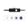 Caméra endoscopique Industrielle HD 6 LED - Endoscope B Flexible - Type C - 3 en 1 - pour Ordinateur Portable - Étanche - Noir -