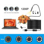 Caméra endoscopique Industrielle HD 6 LED - Endoscope B Flexible - Type C - 3 en 1 - pour Ordinateur Portable - Étanche - Noir -
