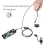 Caméra endoscopique Industrielle HD 6 LED - Endoscope B Flexible - Type C - 3 en 1 - pour Ordinateur Portable - Étanche - Noir -