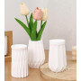 Octonyluck 3 Pièces Moule Vase Silicone, Resine Epoxy Moule Silicone, Moules en Silicone Vase DIY, Moules en Résine Vases, Moul