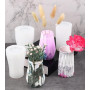 Octonyluck 3 Pièces Moule Vase Silicone, Resine Epoxy Moule Silicone, Moules en Silicone Vase DIY, Moules en Résine Vases, Moul