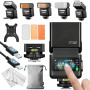 Godox iT32 Flash Appareil Photo TTL Mini avec Déclencheur X5-N pour Nikon, Flash TTL sans Fil 2.4G HSS 1/8000s, Compatible avec