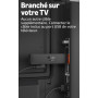 Amazon Fire TV Stick HD (nouvelle génération) : TV gratuite et en direct, télécommande vocale Alexa, alimentation via votre TV, 
