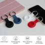 Alsukeay Lot de 4 étuis de Protection en Silicone pour AirTag avec Porte-clés - Compatible avec AirTag Tracker Portefeuille, Sac