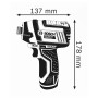 Bosch Professional 12V System visseuse à chocs sans-fil GDR 12V-105 (avec calage L-BOXX)