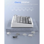 OMOTON Capuchons de Touches en Français, Cherry Profil 127 Touches PBT avec extracteur de Touches, Gravur Latéral pour MX Switch