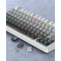 OMOTON Capuchons de Touches en Français, Cherry Profil 127 Touches PBT avec extracteur de Touches, Gravur Latéral pour MX Switch