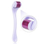URAQT Derma Roller, 0.5 mm Dermaroller Visage, Roller Micro Aiguille pour Stimule Repousse Cheveux/Pousse Barbe, Réduit la Perte