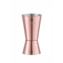 HENDI Jigger double 25/50ml, BarUp, mesure de bar, doseur à cocktail, barman, bar, boissons, cocktails, ø42x(H)86mm, acier inoxy