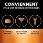 DURACELL CR123 Piles au lithium haute puissance 3V (CR123A / CR17345) (lot de 10) – longue durée – Pour appareils photos, lampes